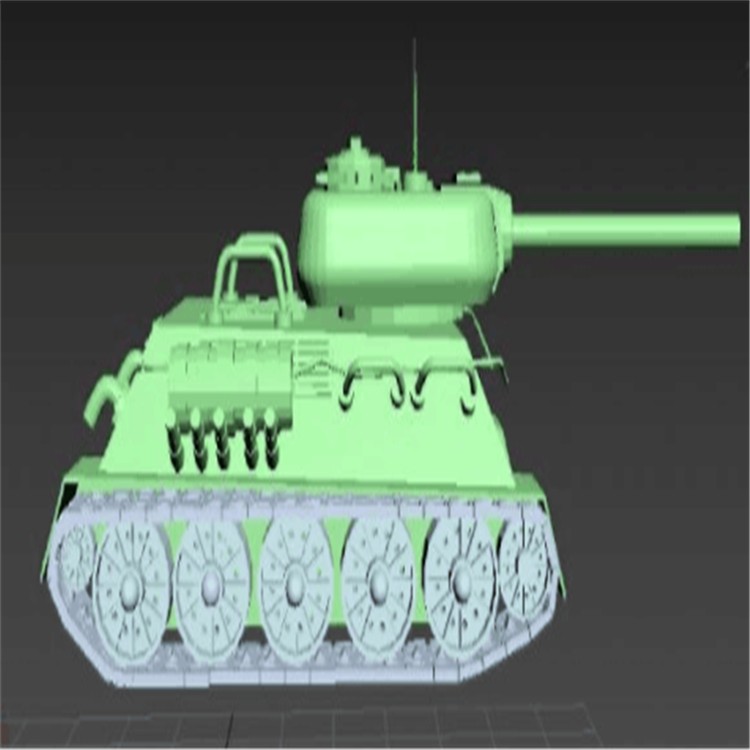 蓬江充气军用坦克模型